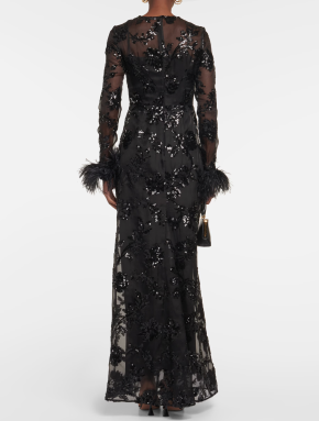 Erdem Malvina Embellished Silk Gown 5