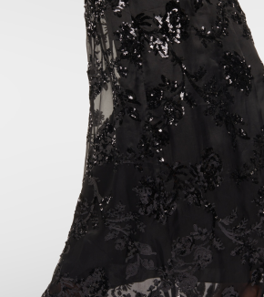 Erdem Malvina Embellished Silk Gown 2