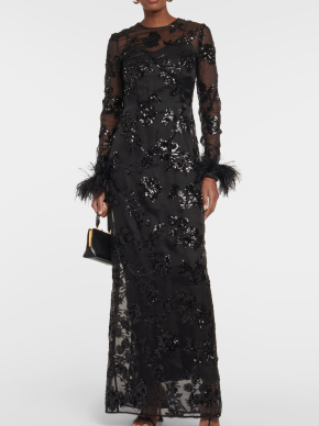 Erdem Malvina Embellished Silk Gown 2