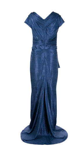Talbot Runhof Draped Lurex Mermaid Gown 5