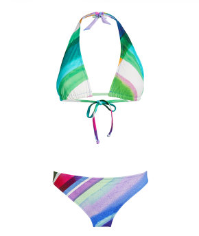Gottex Diagonal Dreams Halter Neck Bikini Set 4