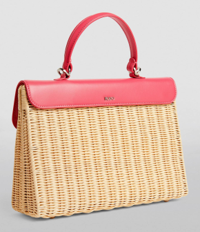 Rodo Paris Willow Woven Top-Handle Bag 5