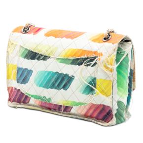 Chanel Jumbo Canvas Classic Colorama Single Flap 2