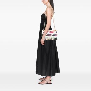 Chanel Jumbo Canvas Classic Colorama Single Flap 7