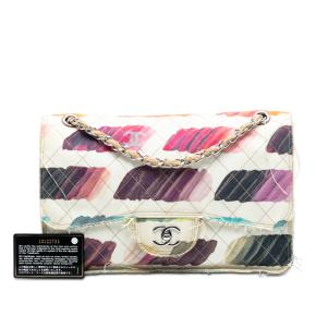 Chanel Jumbo Canvas Classic Colorama Single Flap 8