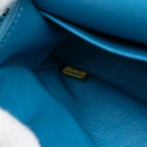 Chanel Blue Medium Classic Caviar Double Flap 6