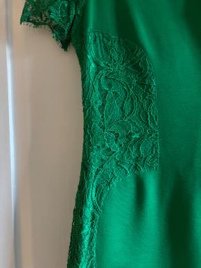 Pucci Emerald Green Lace Trim Dress 4
