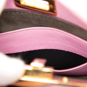 Fendi Pink Micro Leather Peekaboo Satchel 6