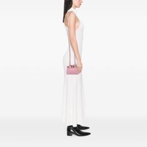 Fendi Pink Micro Leather Peekaboo Satchel 9