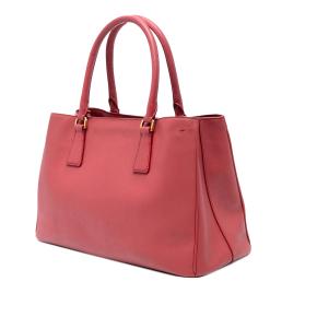Prada Red Medium Saffiano Lux Galleria Satchel 2
