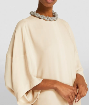 Stella McCartney Embellished Falabella Maxi Dress 5