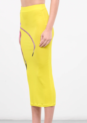 Louisa Ballou Ribbed Midi Skirt 2