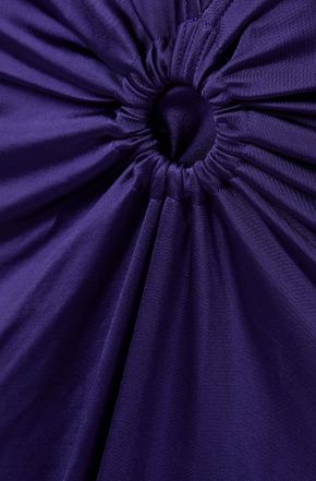 Victoria Beckham Open-Back Gathered Stretch-Satin Jersey Gown 4