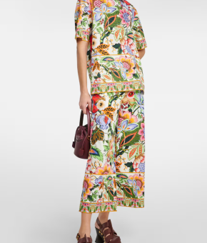 Etro Floral Cotton Culottes 4