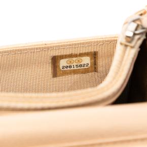 Chanel  Gold Quilted Iridescent Lambskin Coin Charm Wallet on Chain 5