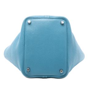 Hermes Blue Jean Clemence Picotin Lock 18 3