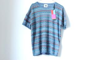 Missoni Blue ZigZag Top 2