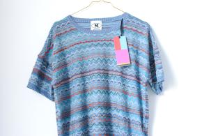 Missoni Blue ZigZag Top 4