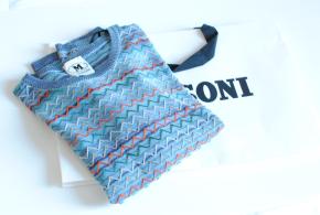 Missoni Blue ZigZag Top 8
