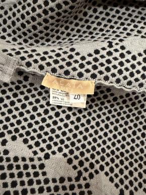 Alaia Grey Fit And Flare Dress 5