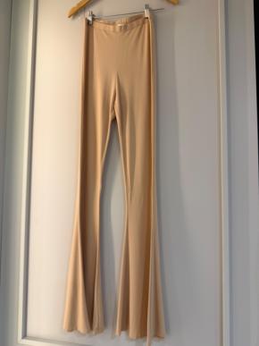Magda Butrym Nude Stretch Jersey Pants 8
