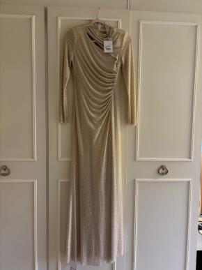 Self Portrait Gold Crystal Gown 2