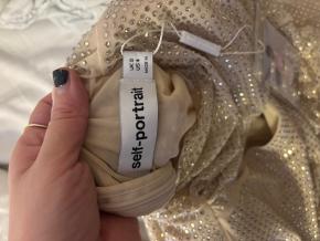 Self Portrait Gold Crystal Gown 5