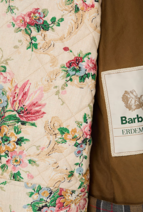 Erdem Floral-Print Cotton-Paneled Devoré-Velvet Coat 5