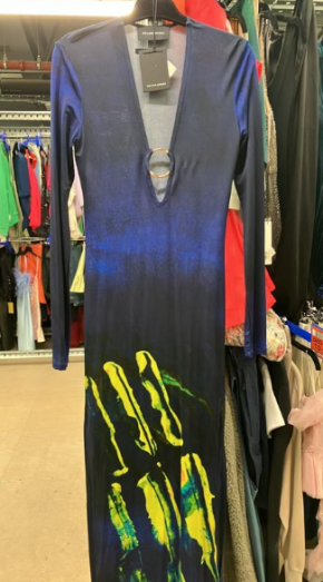 Louisa Ballou Helios Embellished Printed Jersey Maxi Dress 6