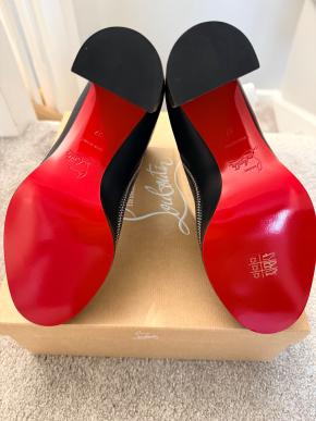 Christian Louboutin Black Leather Zip Booty 5