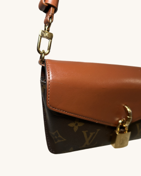 Louis Vuitton Coated Canvas And Leather Bag 8