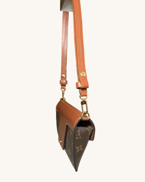 Louis Vuitton Coated Canvas And Leather Bag 4