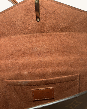 Louis Vuitton Coated Canvas And Leather Bag 6