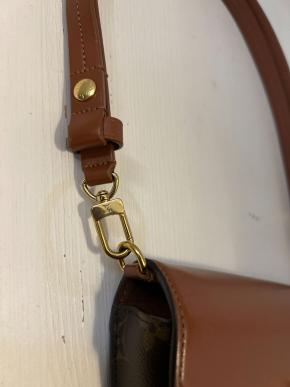 Louis Vuitton Coated Canvas And Leather Bag 13