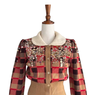 Miu Miu Embellished Wool Cardigan 2