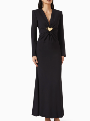 Rowen Rose Heart Jewel Maxi Dress 2