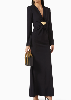 Rowen Rose Heart Jewel Maxi Dress 4