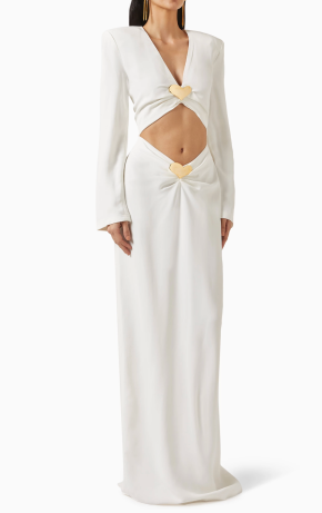 Rowen Rose Maxi Dress With Sun Jewels 2