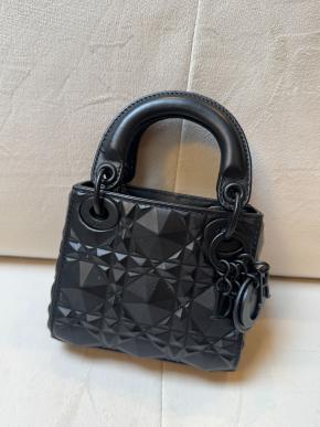 Dior Limited Edition Black Lady Dior Bag 2