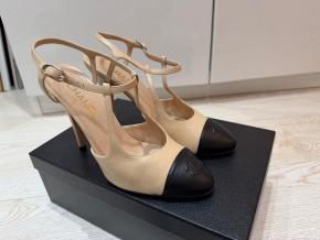 Chanel Heeled T Bar Pumps 3