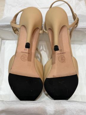 Chanel Heeled T Bar Pumps 5