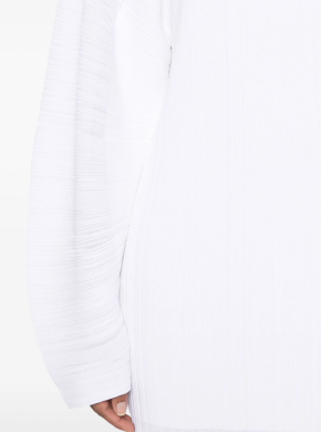 Stella McCartney Plissé Fine-knit Midi Dress 5