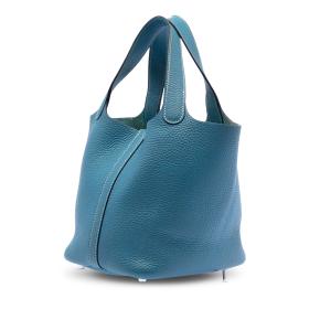 Hermes Blue Jeans  Clemence Picotin Lock 18 2