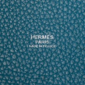 Hermes Blue Jeans  Clemence Picotin Lock 18 5