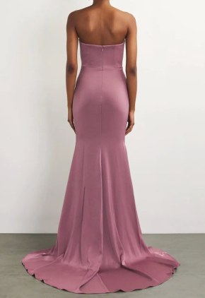 Alex Perry  Satin Crepe Draped Gown 6