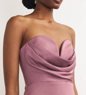 Alex Perry  Satin Crepe Draped Gown 2