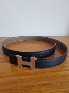 Hermes Reversible Mini Constance Guillochee Belt 5