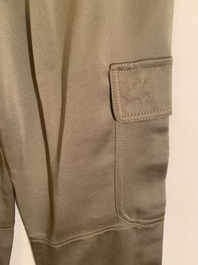 Jonathan Simkhai Olive Satin Cargo Pants 12
