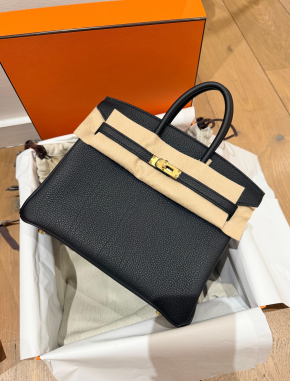 Hermes Black Togo Birkin 25 5