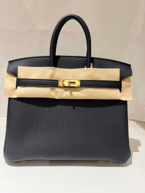 Hermes Black Togo Birkin 25 6